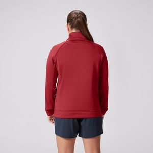 Womens British & Irish Lions 1/4 Zip Fleece Red