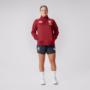WOMENS BRITISH & IRISH LIONS CCC QUARTER-ZIP FLEECE RED