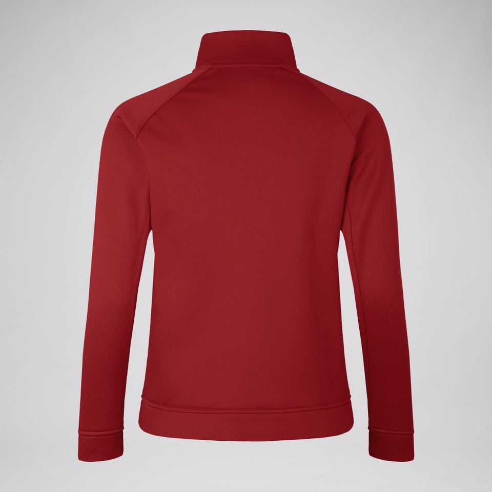 Womens British & Irish Lions 1/4 Zip Fleece Red