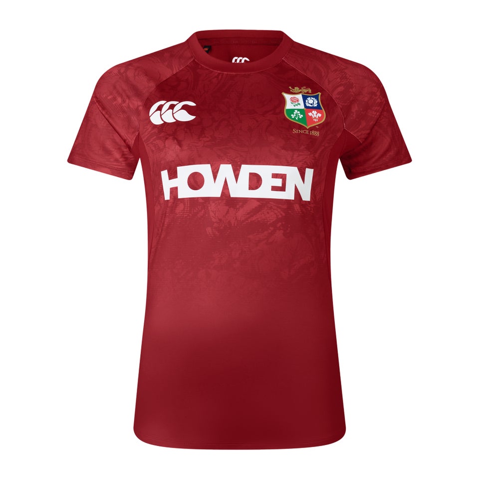 Womens British & Irish Lions Superlight Tee Red