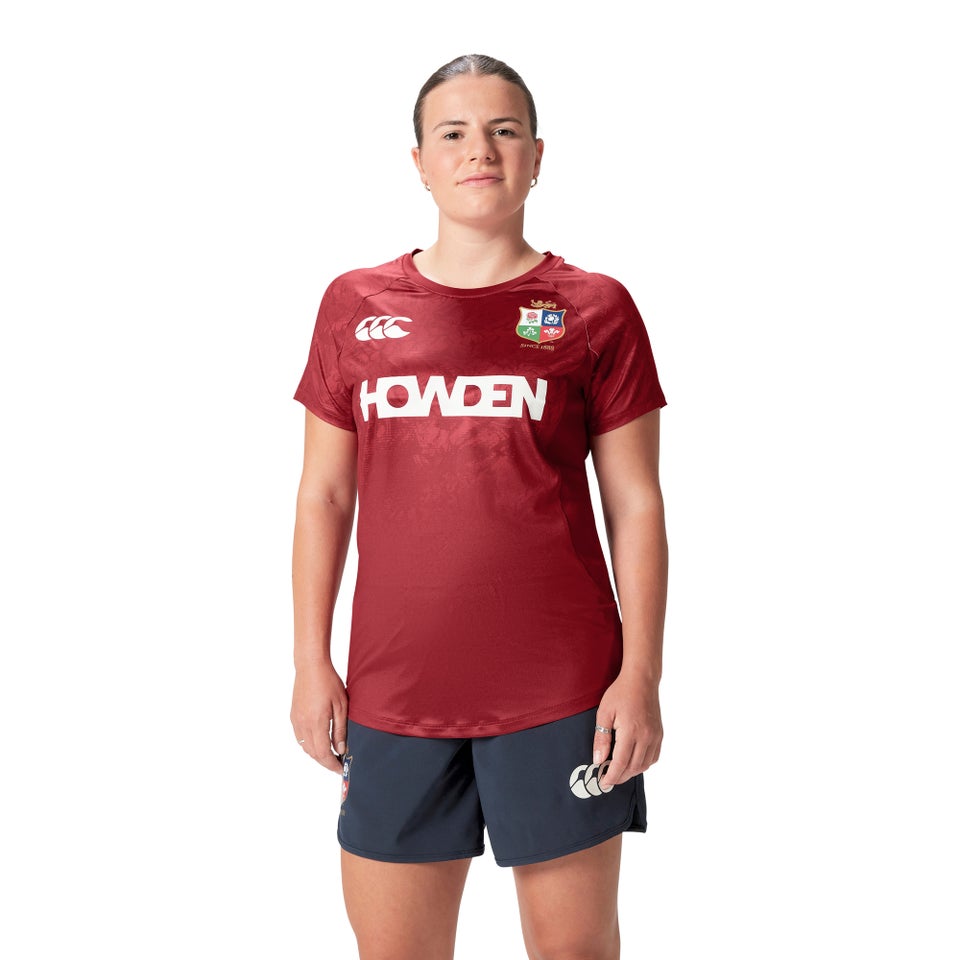 Womens British & Irish Lions Superlight Tee Red