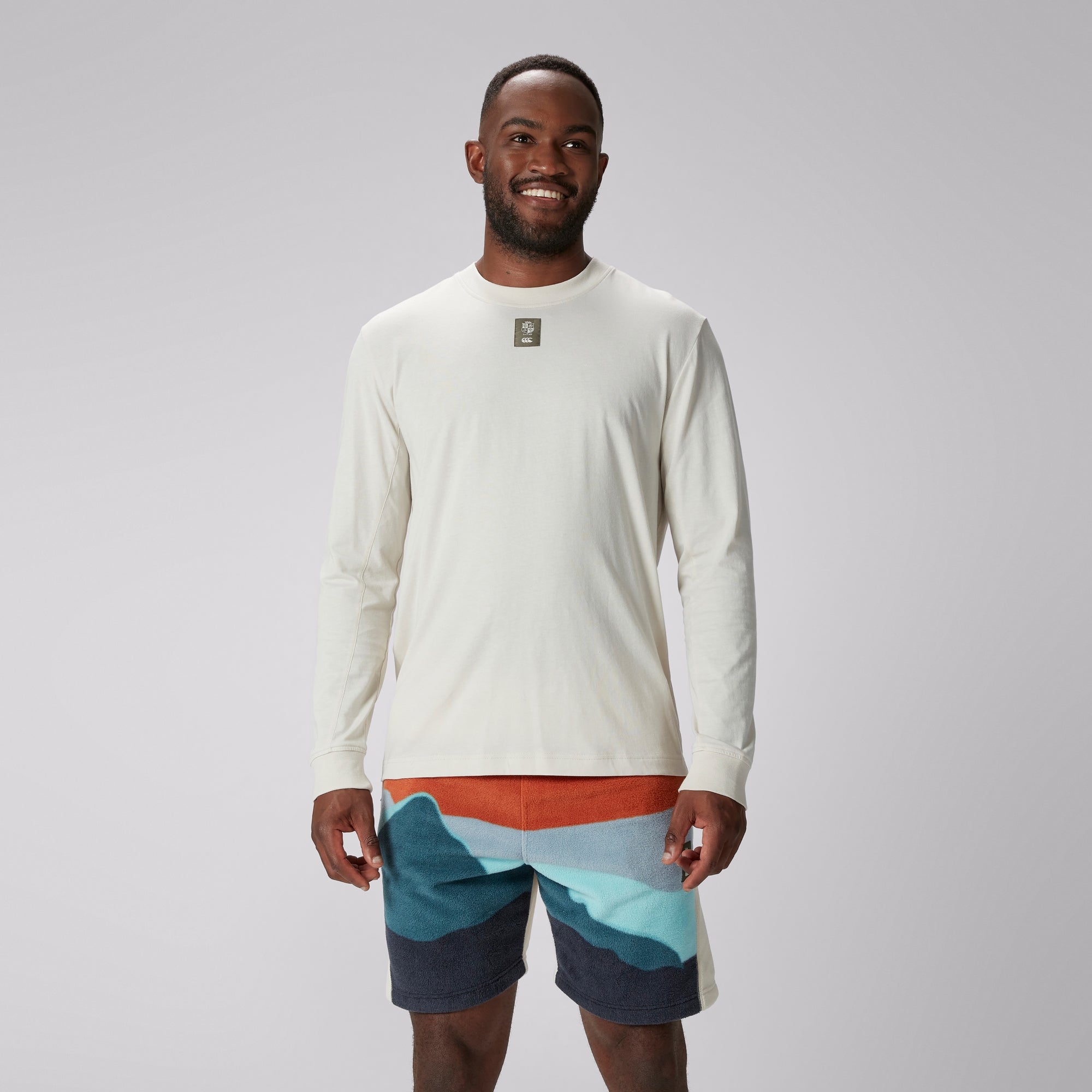 Adult Unisex British & Irish Lions Outback Long Sleeve Tee White