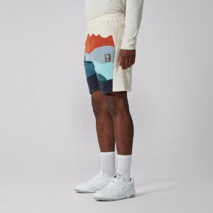 BRITISH & IRISH LIONS CCC OUTBACK PRINT FLEECE SHORT BLUE