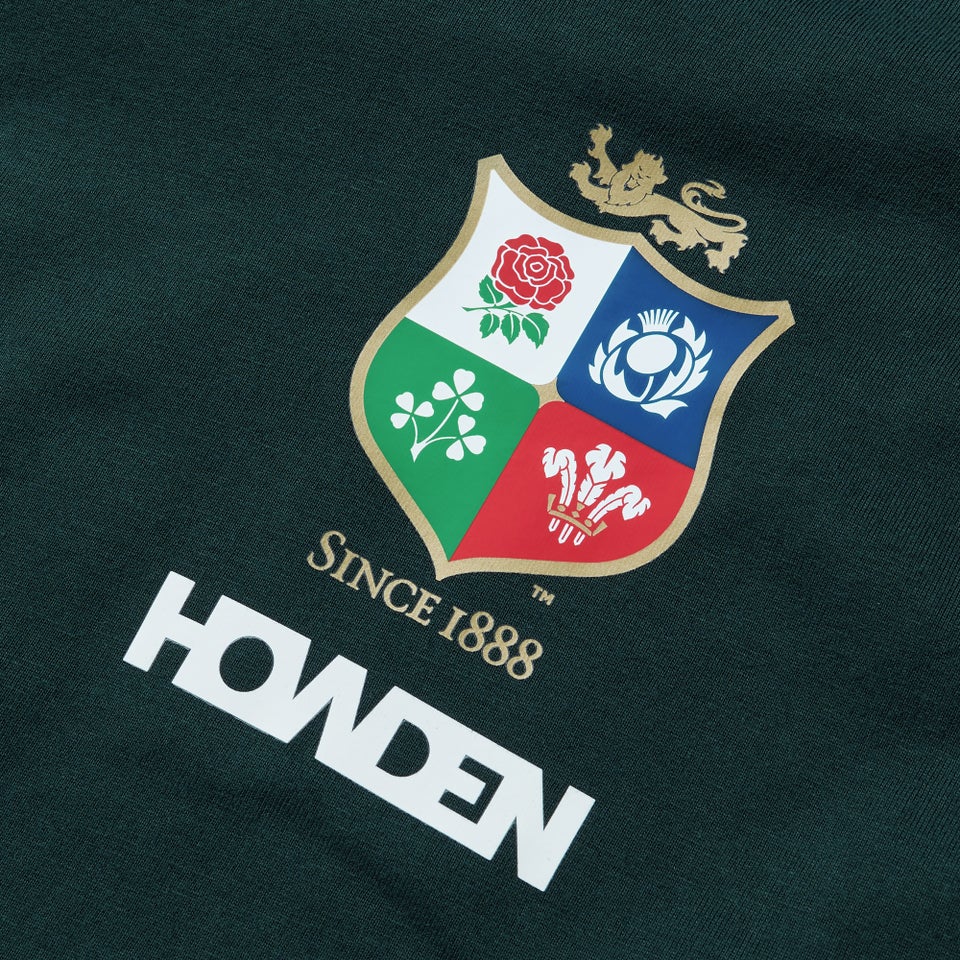 Mens British & Irish Lions Cotton Jersey Tee Green