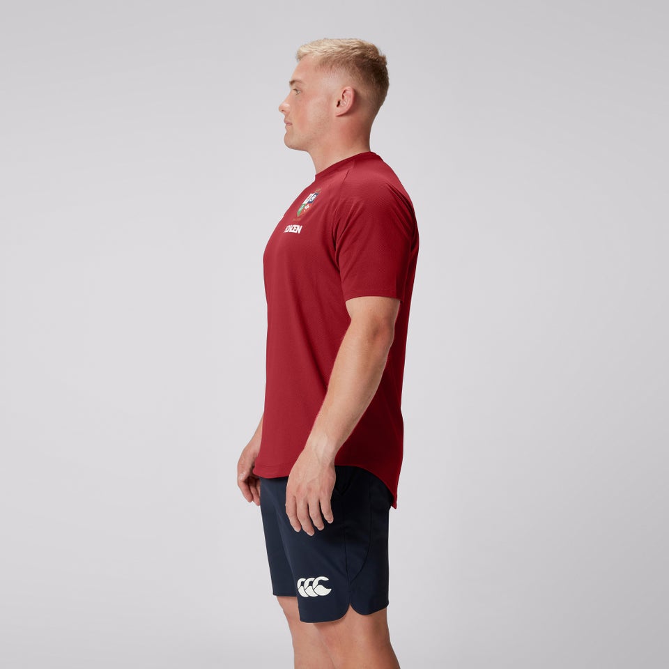 Mens British & Irish Lions Everest Tee Red