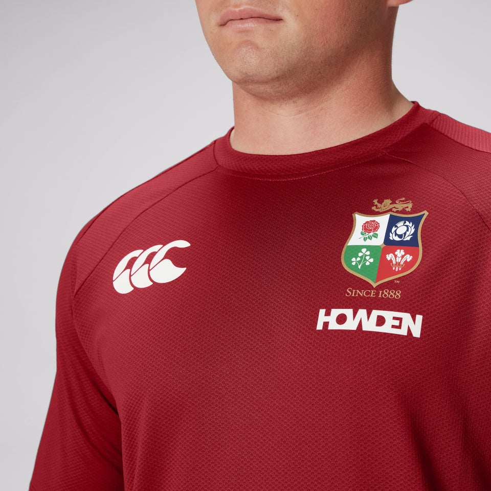 MENS BRITISH & IRISH LIONS CCC EVEREST T-SHIRT RED