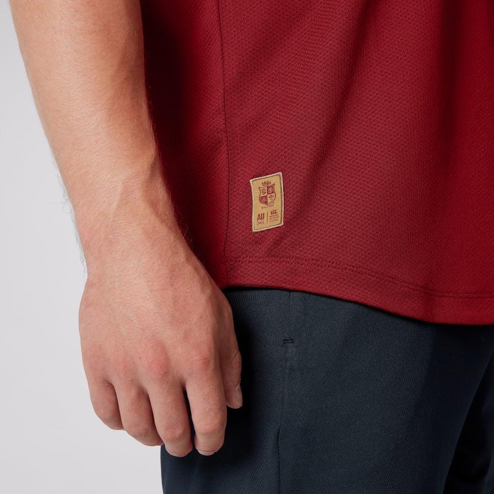 MENS BRITISH & IRISH LIONS CCC POLO RED