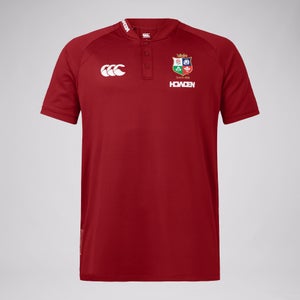 Mens British & Irish Lions Polo Shirt Red