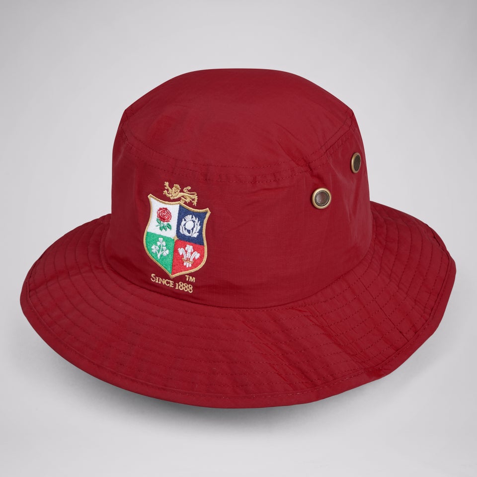 Adult Unisex British & Irish Lions Wide Brim Hat Red
