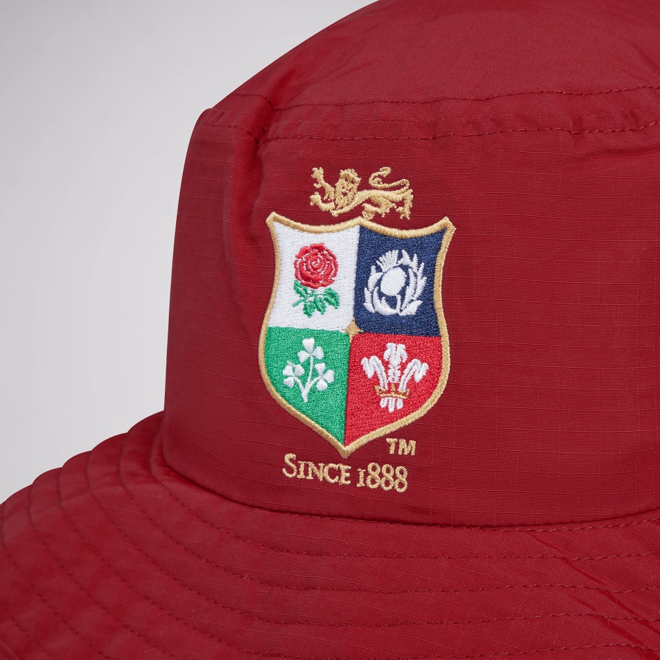 BRITISH & IRISH LIONS CCC WIDE BRIM HAT RED