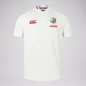 Mens British & Irish Lions Polo Shirt Cream