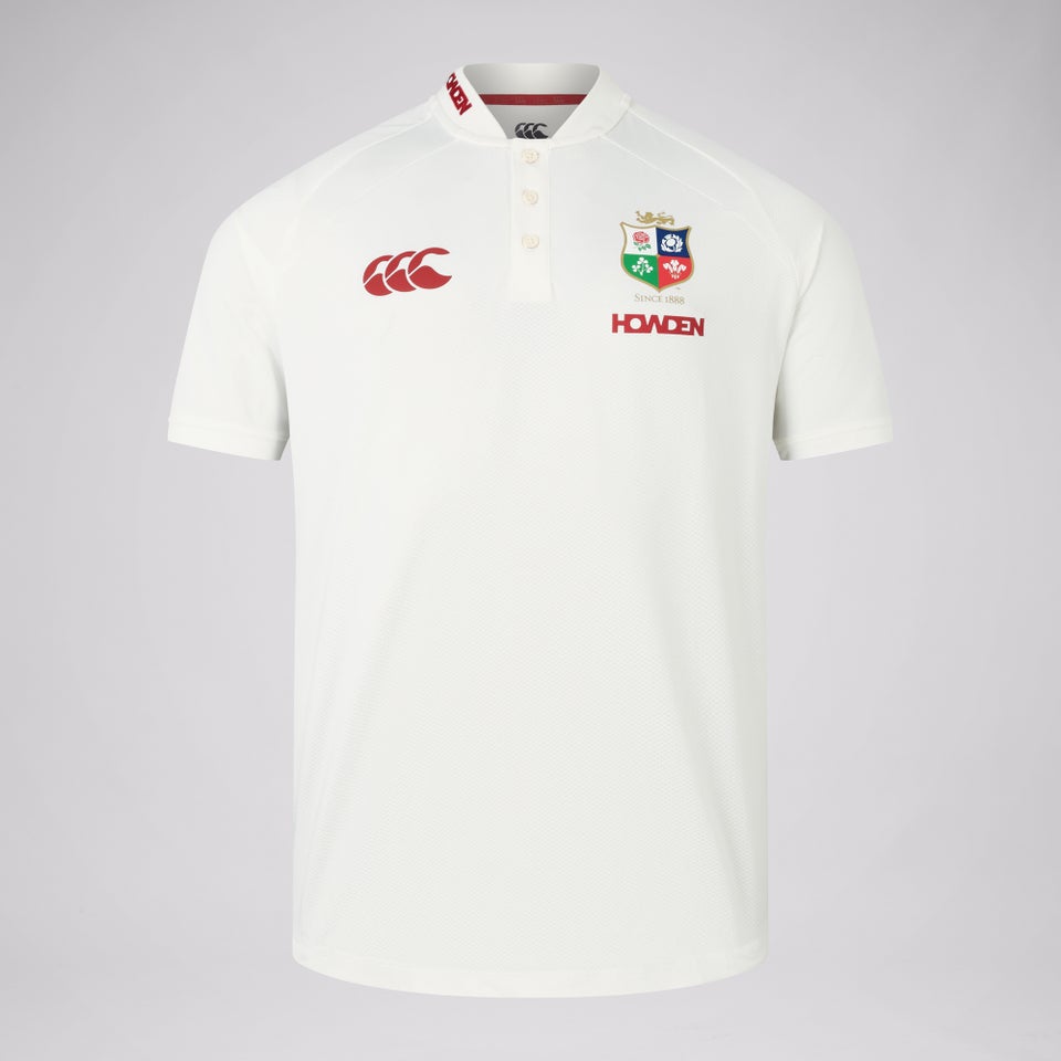 Mens British & Irish Lions Polo Shirt Cream