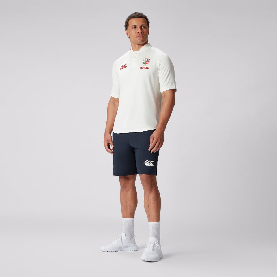 Mens British & Irish Lions Polo Shirt Cream