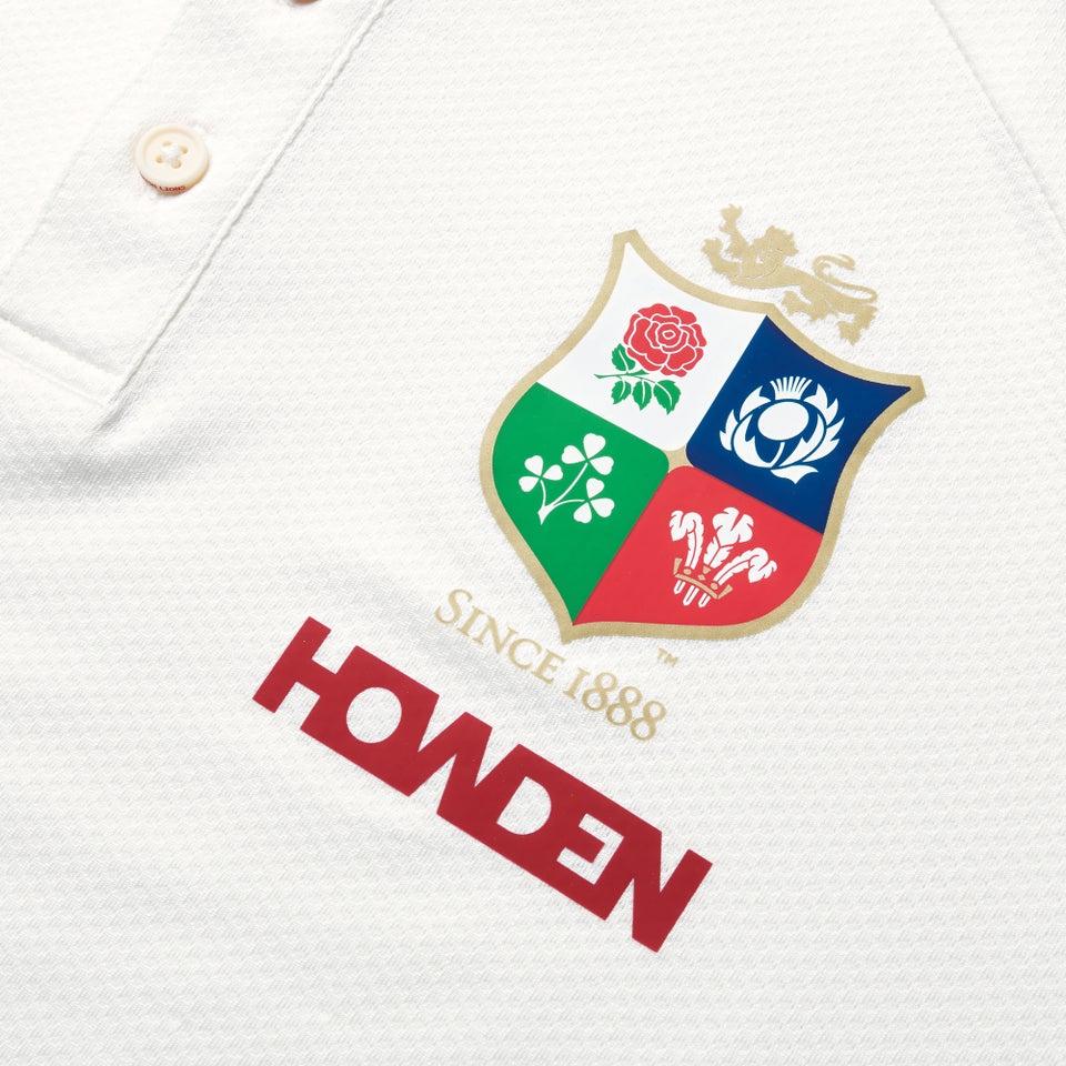 Mens British & Irish Lions Polo Shirt Cream