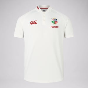 MENS BRITISH & IRISH LIONS CCC POLO WHITE