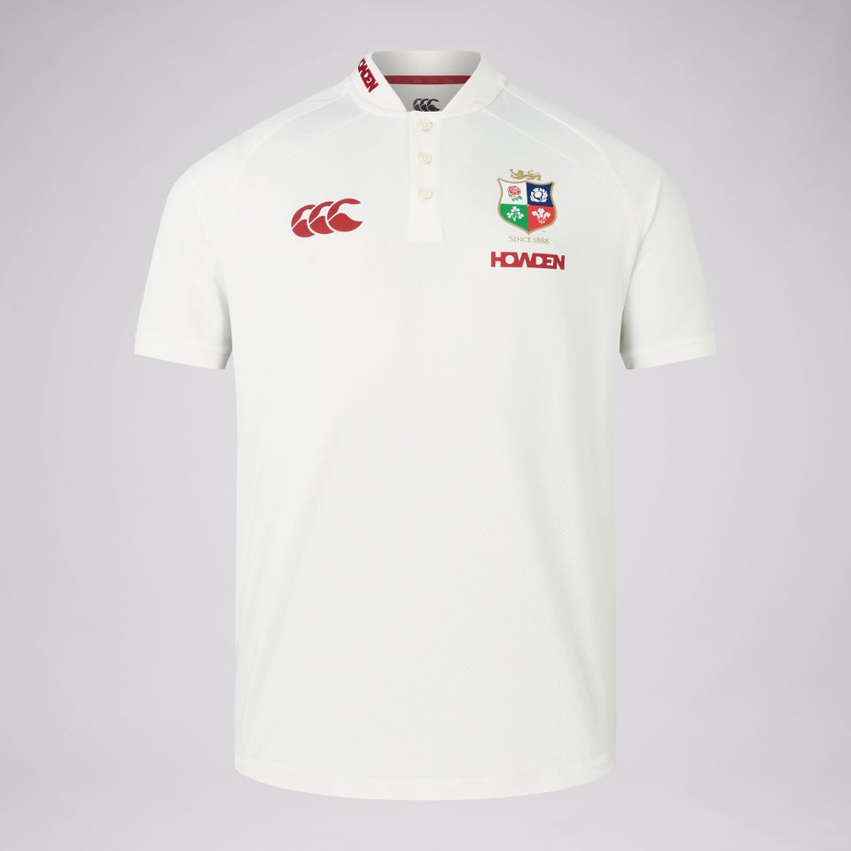 MENS BRITISH & IRISH LIONS CCC POLO WHITE