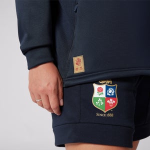Womens British & Irish Lions 1/4 Zip Hoody Navy