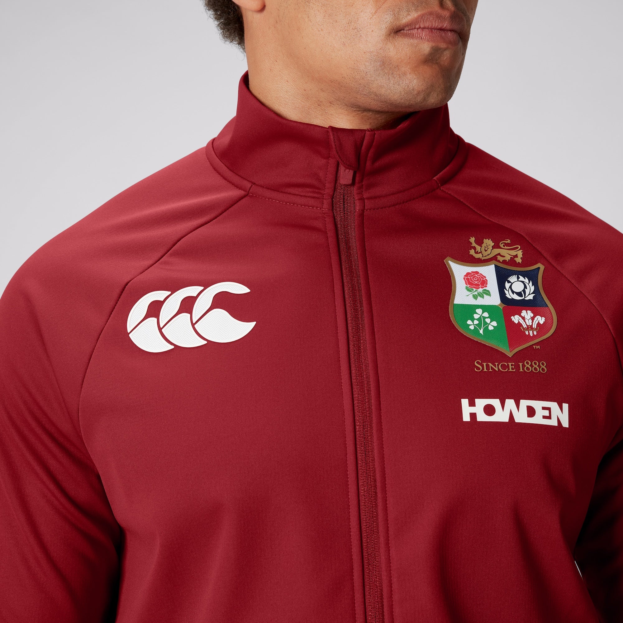 MENS BRITISH & IRISH LIONS CCC ANTHEM JACKET RED | Canterbury
