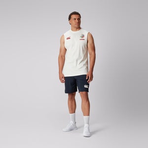 MENS BRITISH & IRISH LIONS CCC COTTON SINGLET WHITE