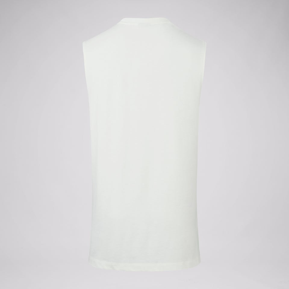 MENS BRITISH & IRISH LIONS CCC COTTON SINGLET WHITE