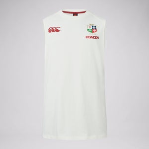 MENS BRITISH & IRISH LIONS CCC COTTON SINGLET WHITE