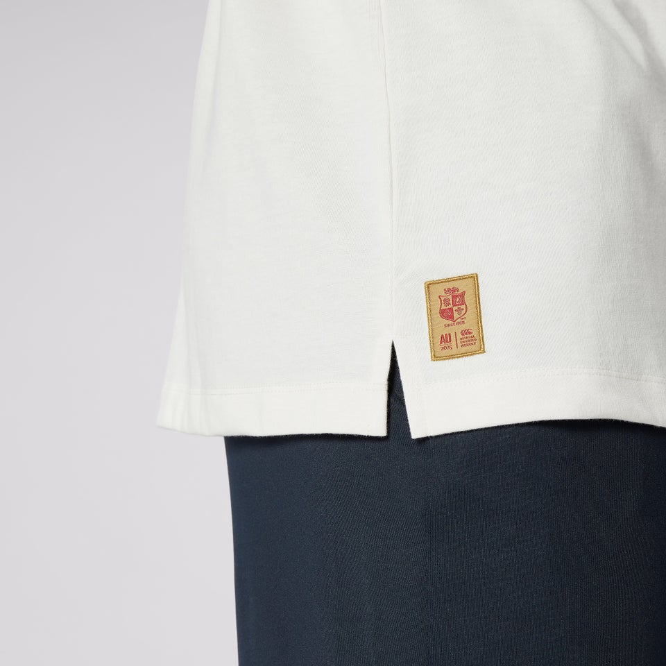 MENS BRITISH & IRISH LIONS CCC COTTON SINGLET WHITE