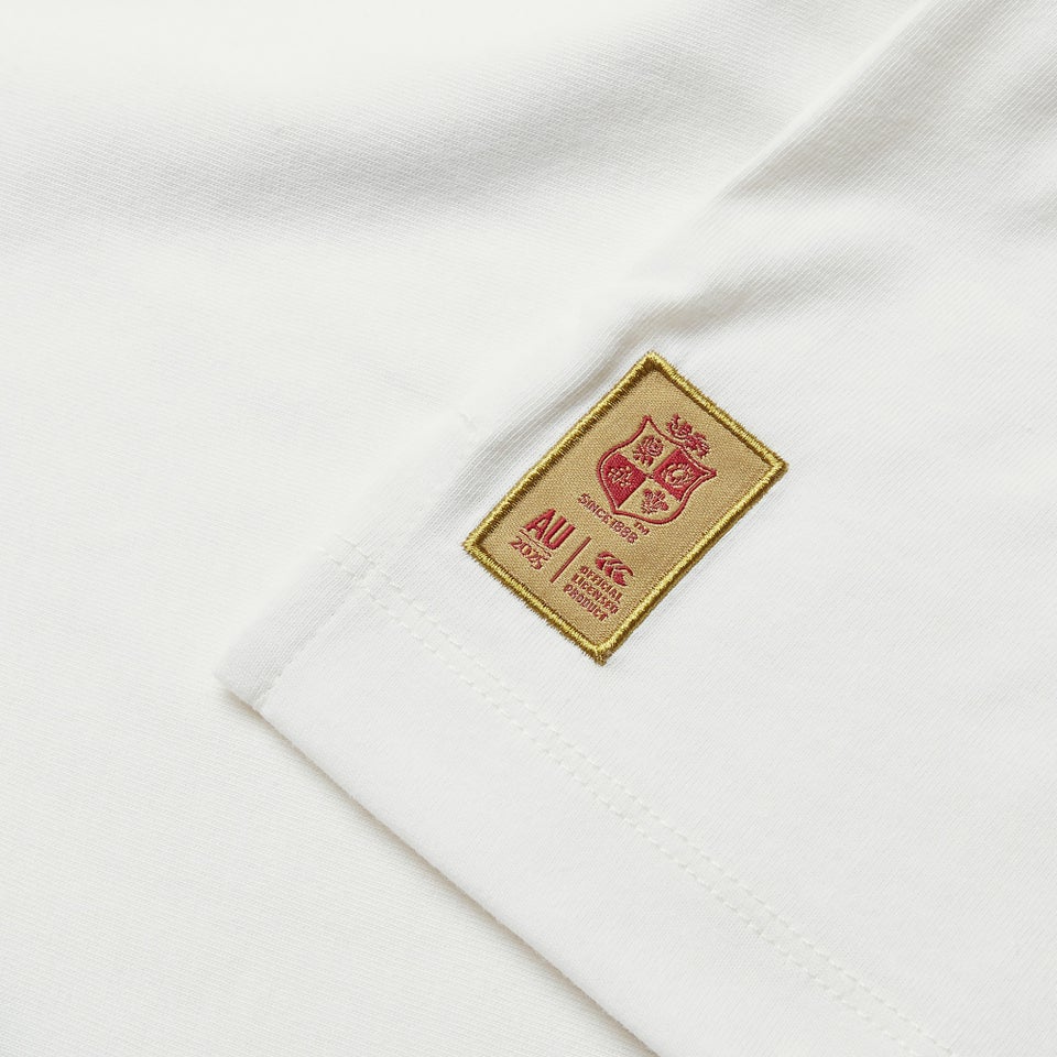 MENS BRITISH & IRISH LIONS CCC COTTON SINGLET WHITE