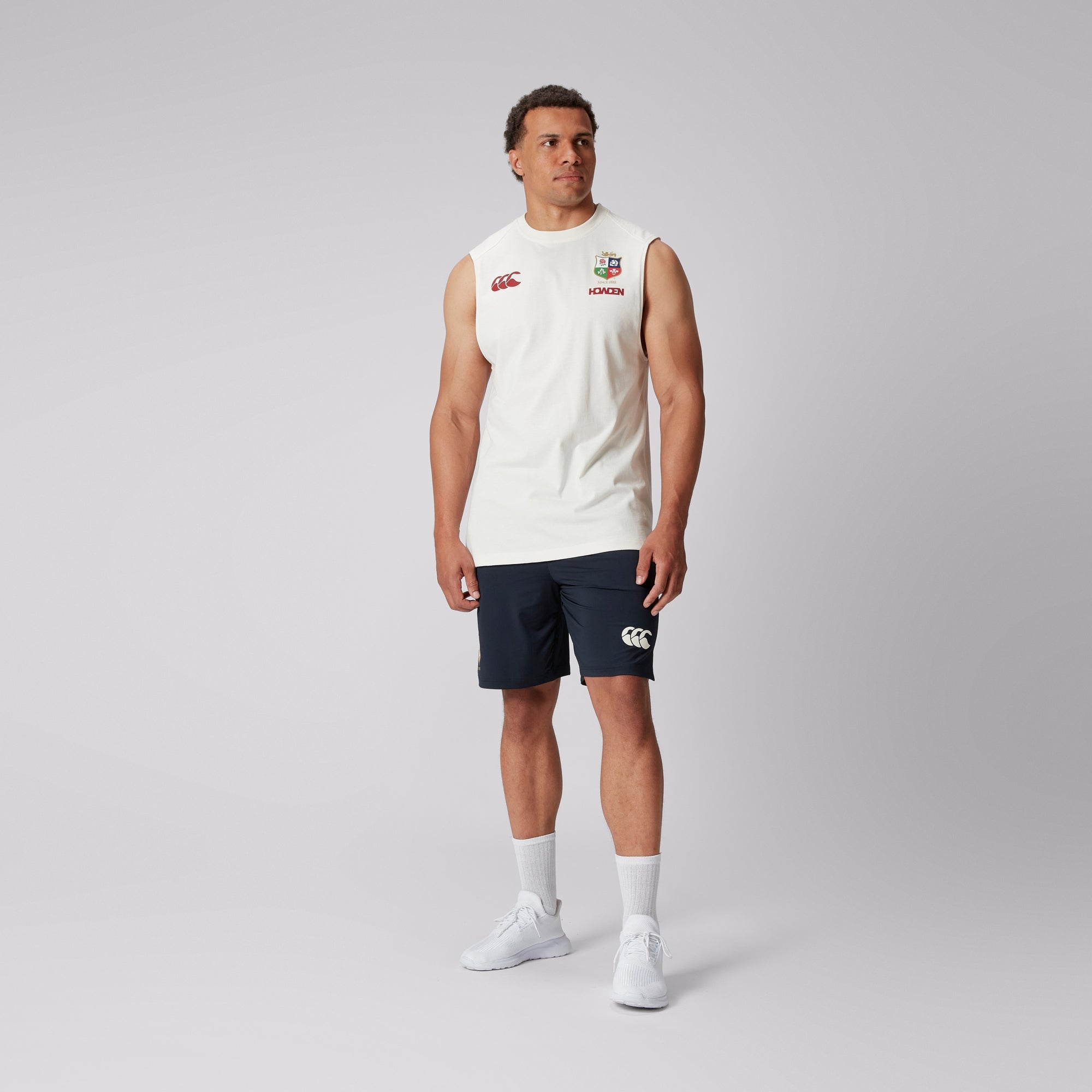 Mens British & Irish Lions Cotton Tank Cream | Canterbury
