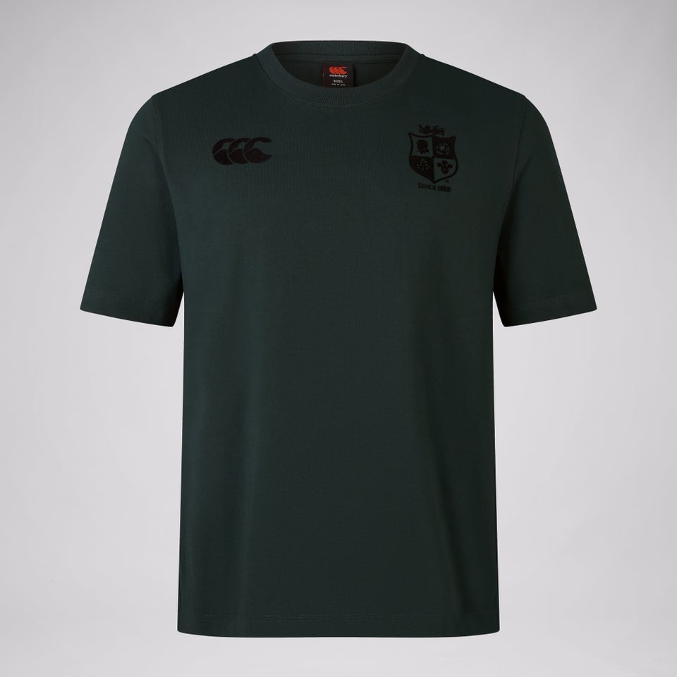 Adult Unisex British & Irish Lions Stealth Cotton Tee Green