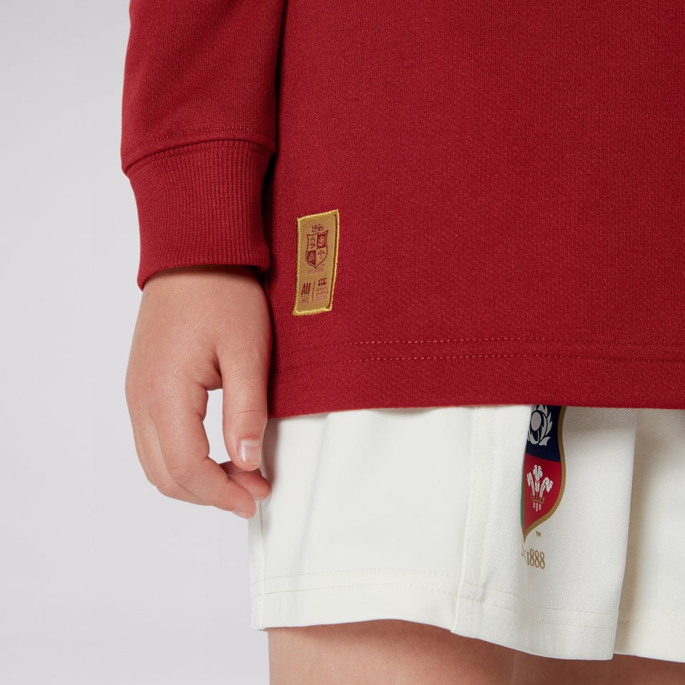 KIDS BRITISH & IRISH LIONS CCC LONG SLEEVE CLASSIC JERSEY RED