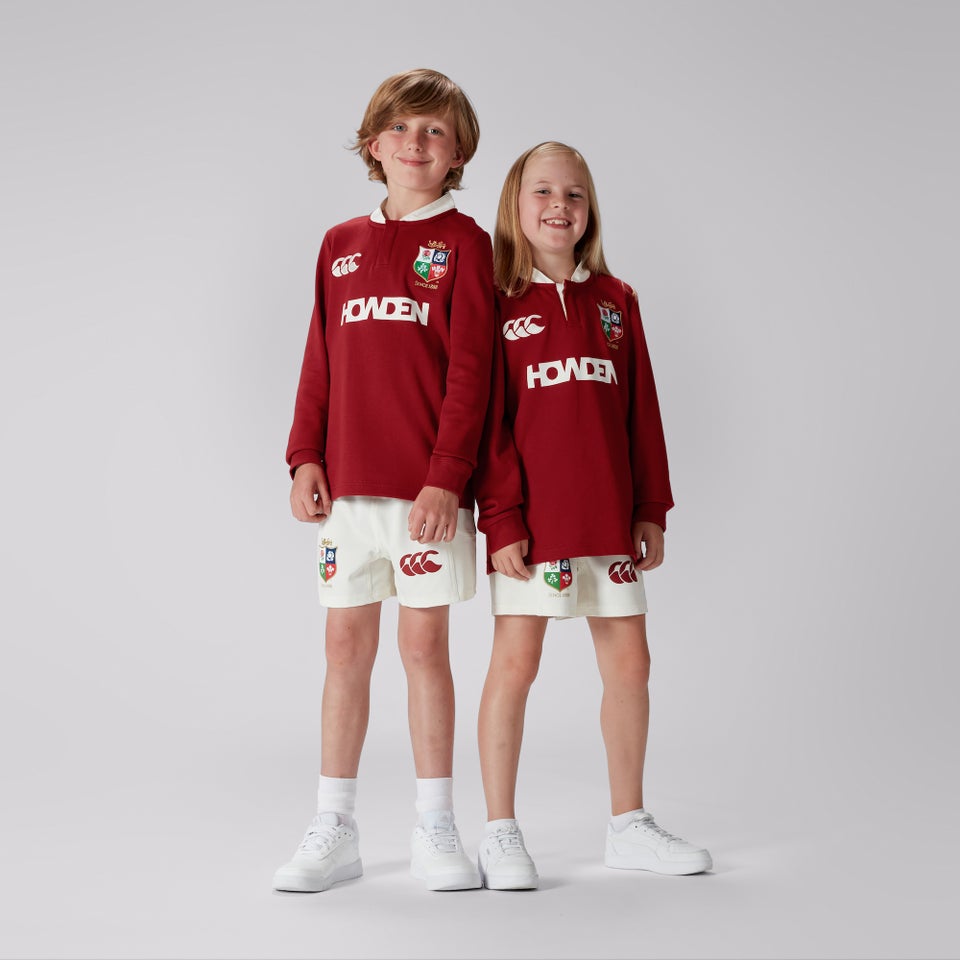 KIDS BRITISH & IRISH LIONS CCC LONG SLEEVE CLASSIC JERSEY RED
