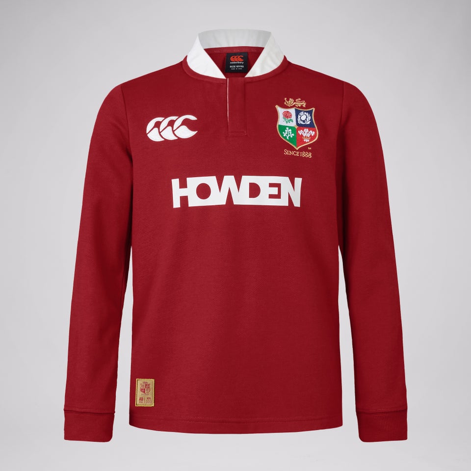 KIDS BRITISH & IRISH LIONS CCC LONG SLEEVE CLASSIC JERSEY RED