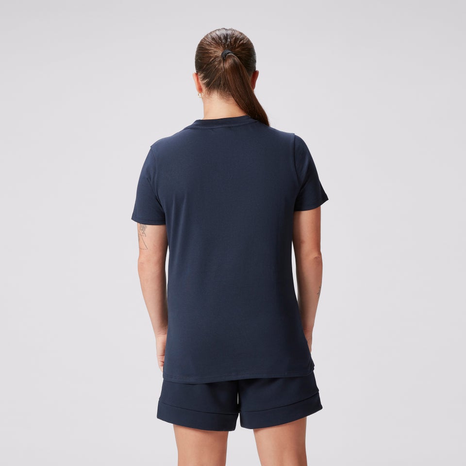 Womens British & Irish Lions Cotton Jersey Tee Navy