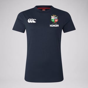 Womens British & Irish Lions Cotton Jersey Tee Navy