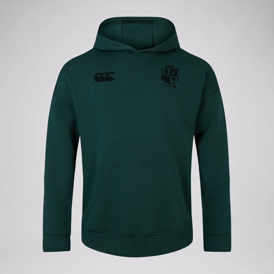Adult Unisex British & Irish Lions Stealth Cotton Hoody Green