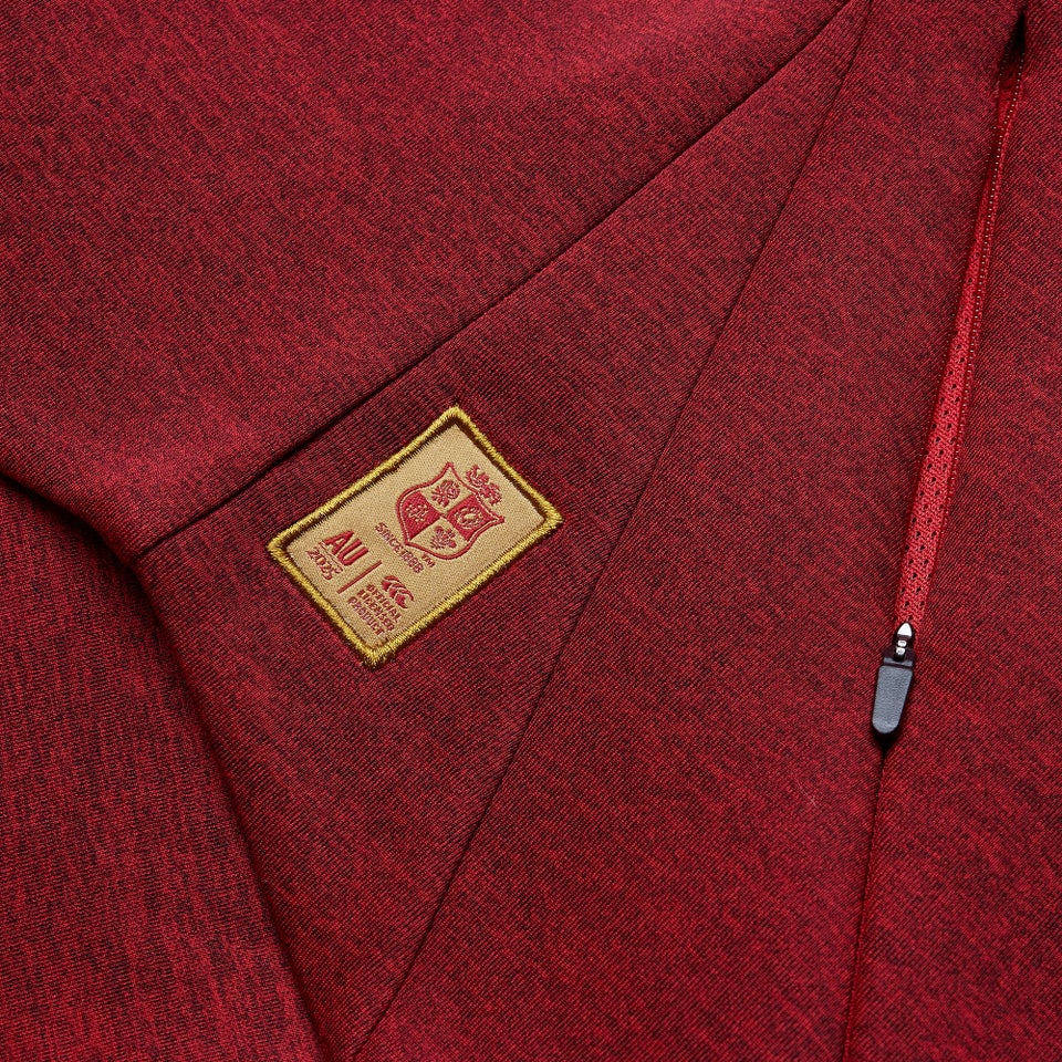 MENS BRITISH & IRISH LIONS CCC EVEREST HOODIE RED