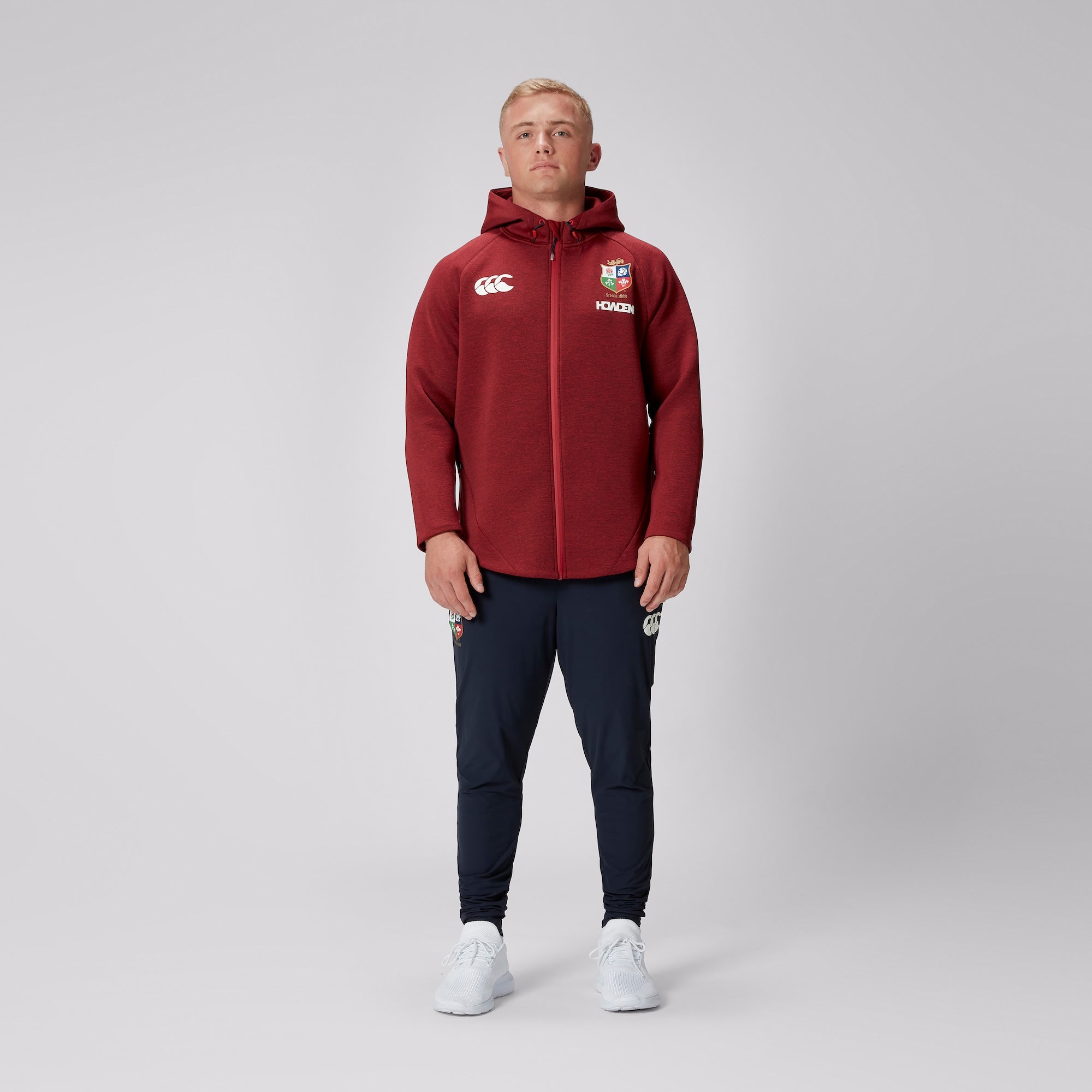MENS BRITISH & IRISH LIONS CCC EVEREST HOODIE RED | Canterbury