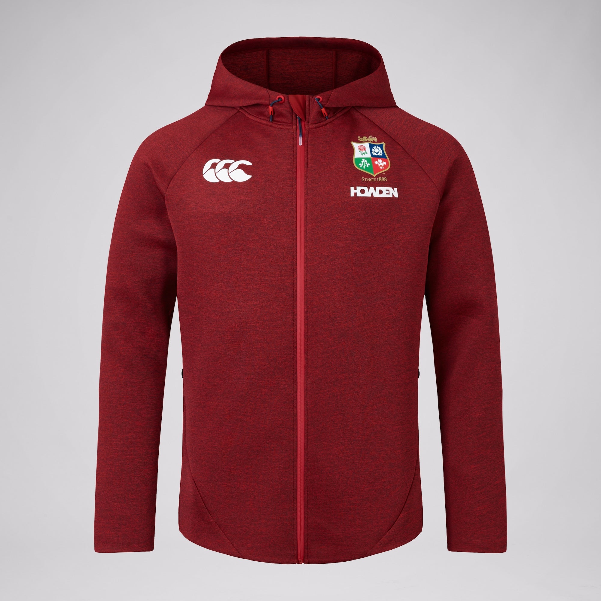 MENS BRITISH & IRISH LIONS CCC EVEREST HOODIE RED | Canterbury