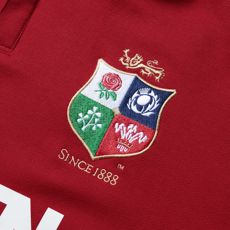 BRITISH & IRISH LIONS CCC LONG SLEEVE CLASSIC JERSEY RED