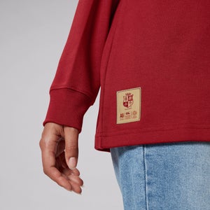 BRITISH & IRISH LIONS CCC LONG SLEEVE CLASSIC JERSEY RED
