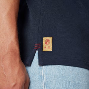 MENS BRITISH & IRISH LIONS CCC PIQUE POLO BLUE
