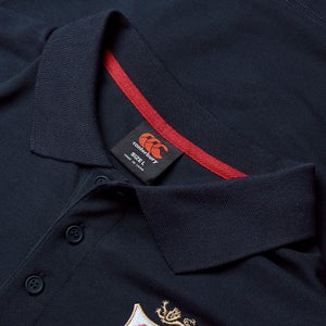 MENS BRITISH & IRISH LIONS CCC PIQUE POLO BLUE