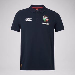 MENS BRITISH & IRISH LIONS CCC PIQUE POLO BLUE