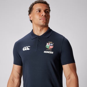 MENS BRITISH & IRISH LIONS CCC PIQUE POLO BLUE