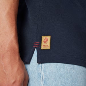 Mens British & Irish Lions Pique Polo Navy