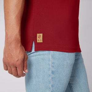 Mens British & Irish Lions Pique Polo Red