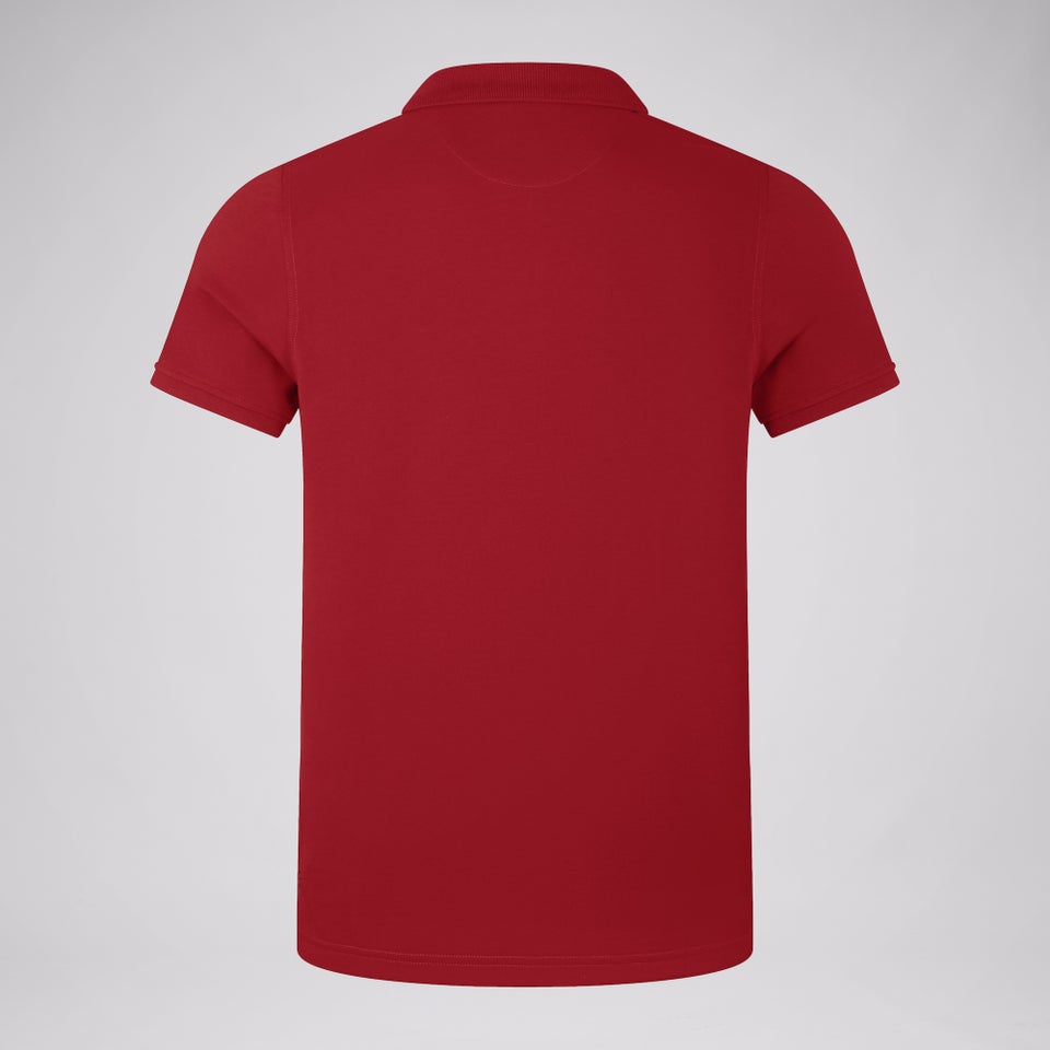 MENS BRITISH & IRISH LIONS CCC PIQUE POLO RED