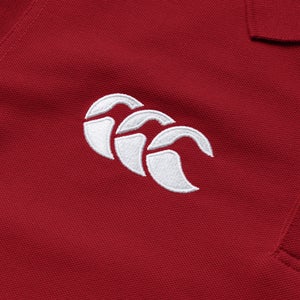 Mens British & Irish Lions Pique Polo Red