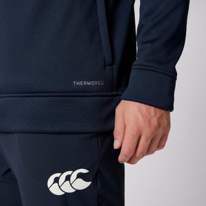 Mens British & Irish Lions 1/4 Zip Fleece Navy
