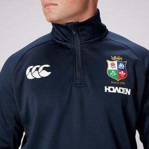 MENS BRITISH & IRISH LIONS CCC QUARTER-ZIP FLEECE BLUE